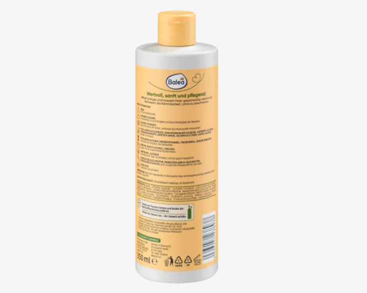 Balea Spülung Natural Beauty Bio-Avocadoöl und Mangobutter, 350 ml