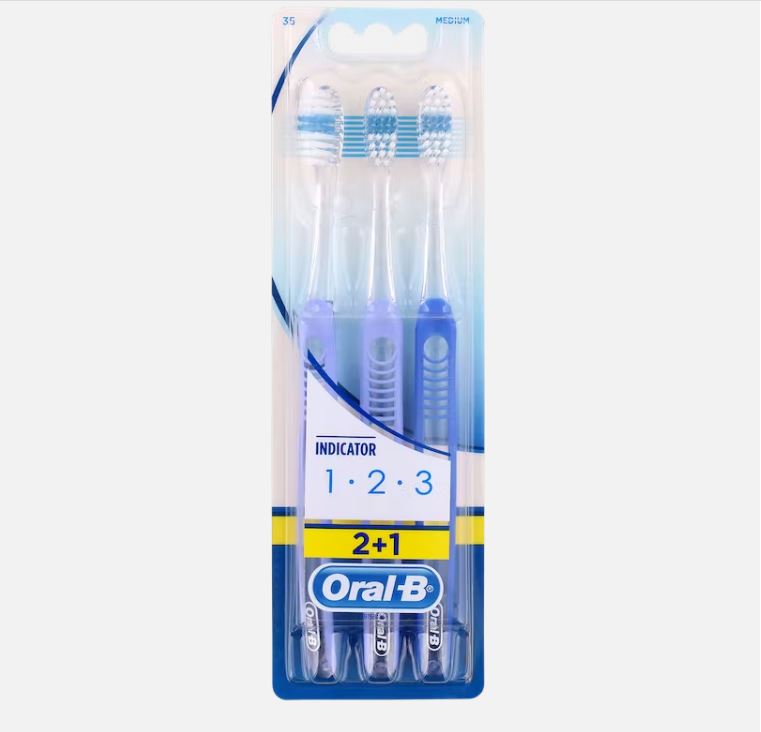 Oral-B tandenborstels Indicator 1-2-3