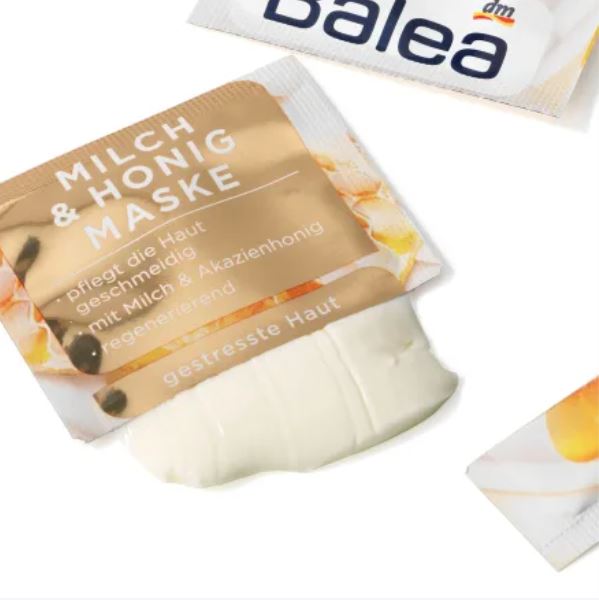 Balea Gesichtsmaske Milch & Honig, 16 ml