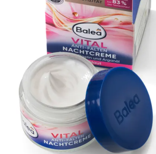 Balea Anti Falten Nachtcreme Vital, 50 ml