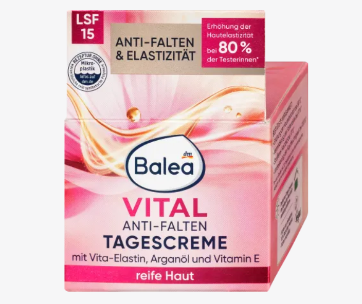 Balea Gesichtscreme Vital Anti-Falten, 50 ml