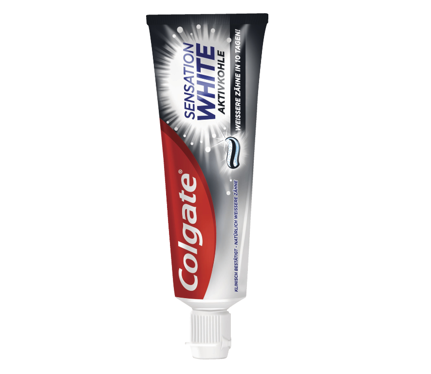 Colgate sensation white aktivkohle