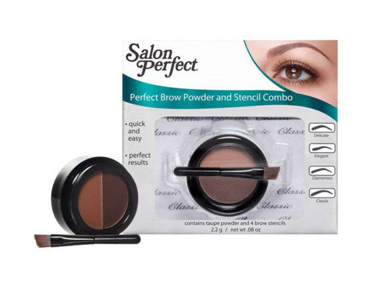 Salon Perfect بودرة حواجب مع فرشاة