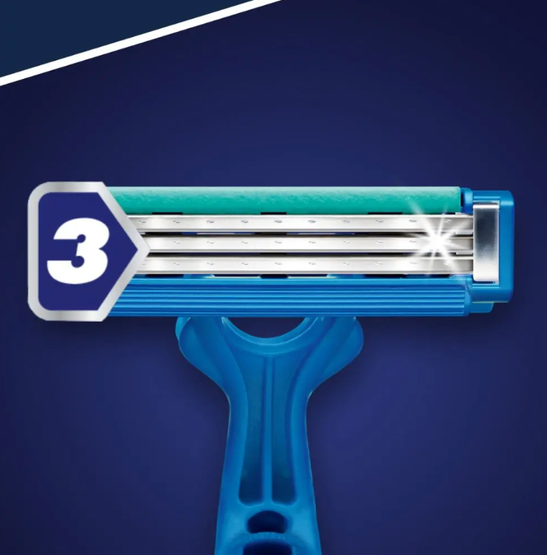 Gillette razors 4st bleu simple 3 razors