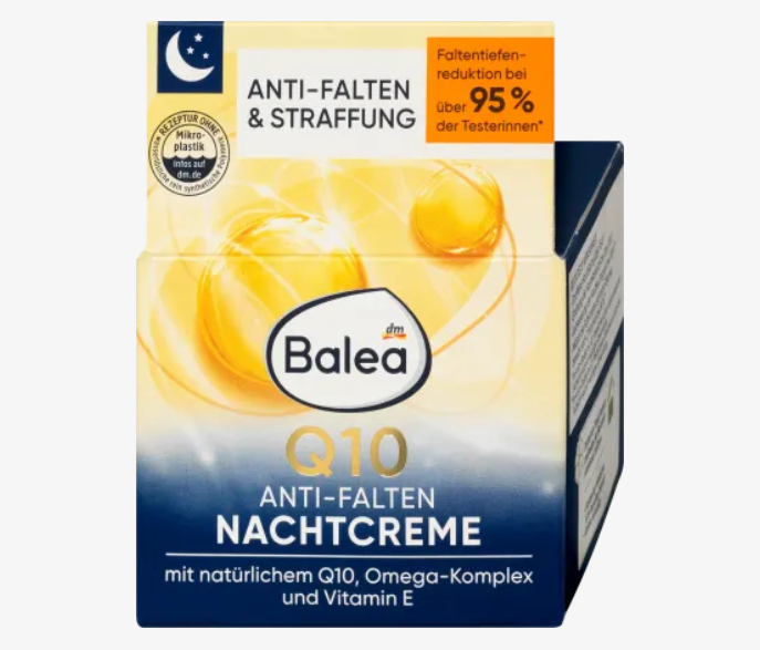 Balea Anti Falten Nachtcreme Q10, 50 ml