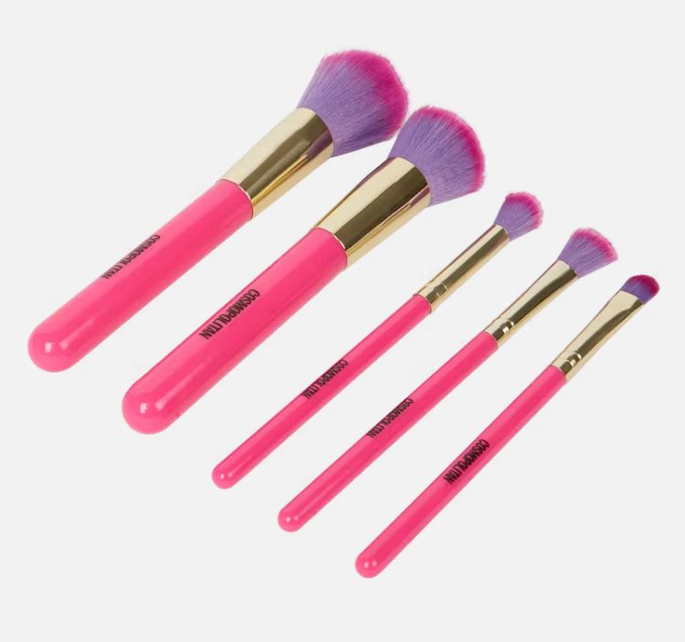 Cosmopolitan neon make-up-borstelset 5-delig