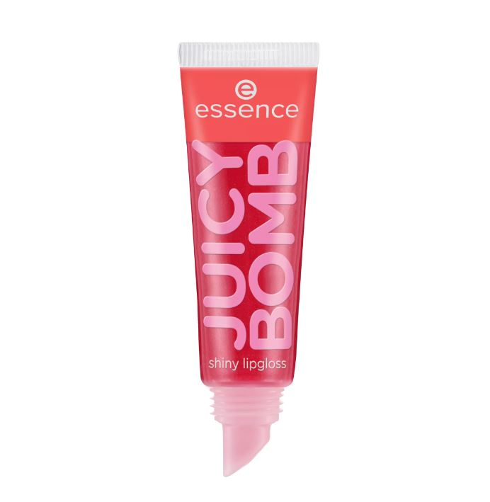 Essence Lipgloss JUICY BOMB shiny lipgloss Crazy Cherry 04, 10 ml