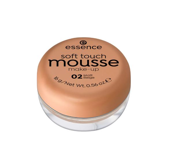 Essence Make-up soft touch mousse matt beige 02, 16 g