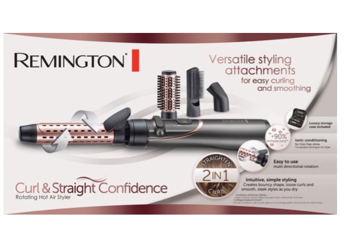 Remington AS8606 Heteluchtborstel Warm Zwart, Rosgoud 800 W