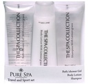 Pure Spa Travel & Sport Set Hair Body Wash - Shaving Gel - Aftershave Lotion 30 Ml