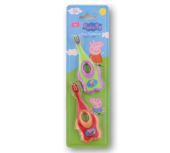 Peppa Pig Baby 2pc فرشاة الأسنان