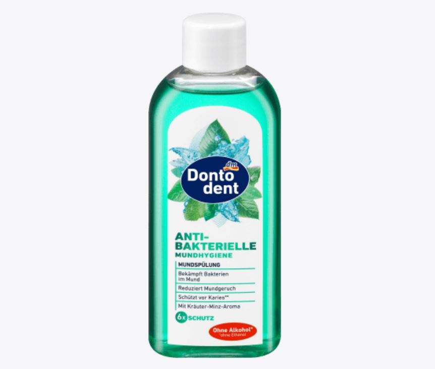 Dontodent 100ml غسول الفم ونظافة الفم المضادة للبكتيريا