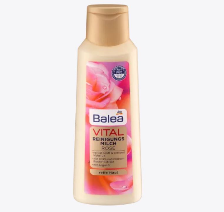 Balea Vital حليب منظف Rose, 200 ml