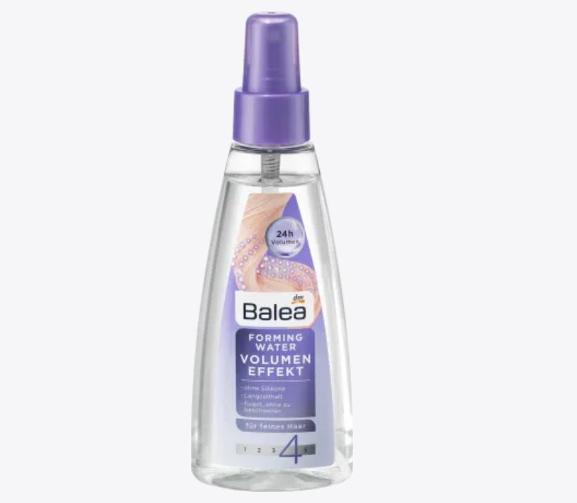 Balea 150ml number 4 تشكيل تأثير حجم الماء