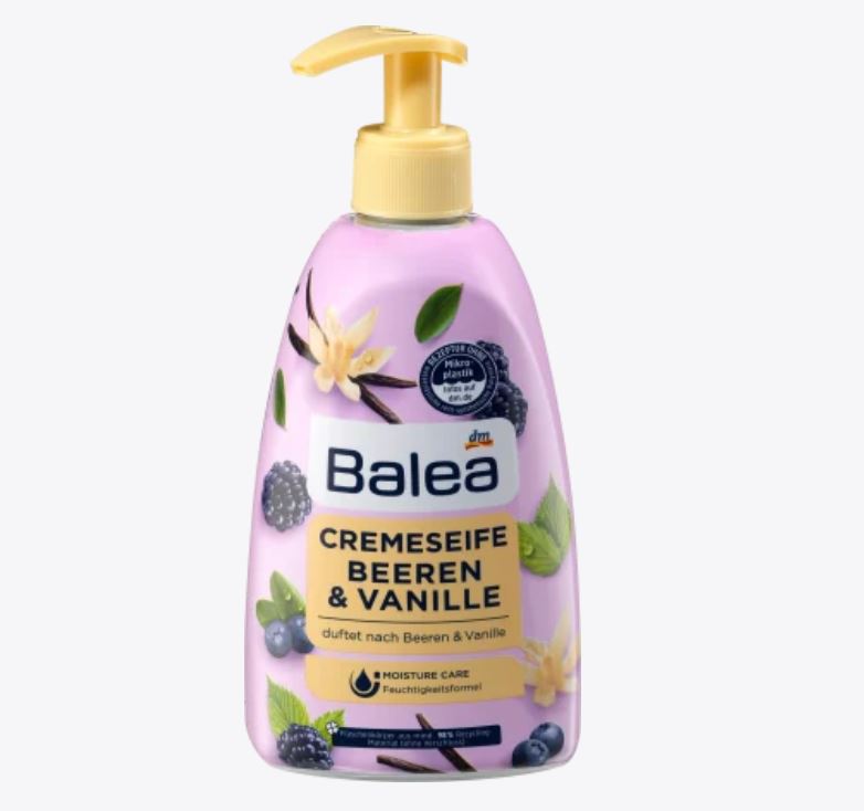 Balea Cremeseife/صابون Beeren & Vanille, 500 ml