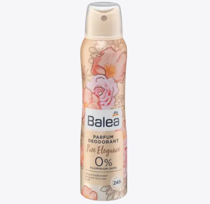 Balea Parfum Deodorant Pure Elegance@, 150 ml