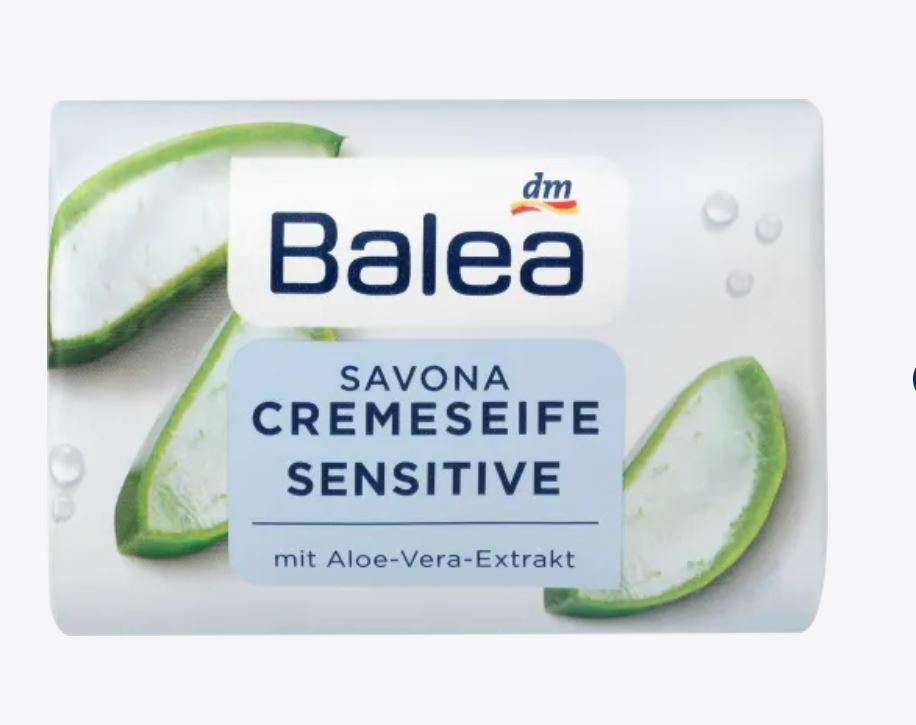 Balea صابون sensitive mit Aloe-Vera-Extrakt, 150 g