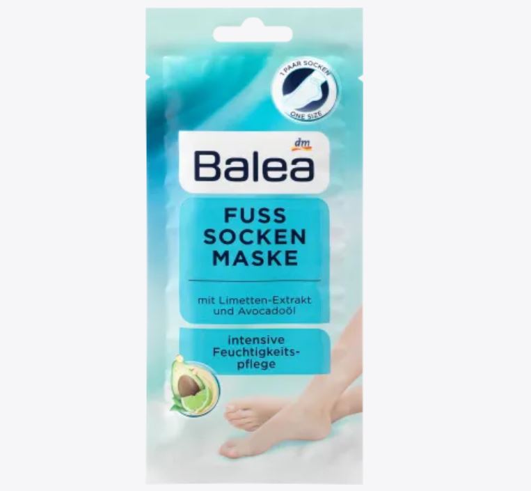 Balea Fußmaske Socken/جوارب قناع القدم (1 Paar), 1 St