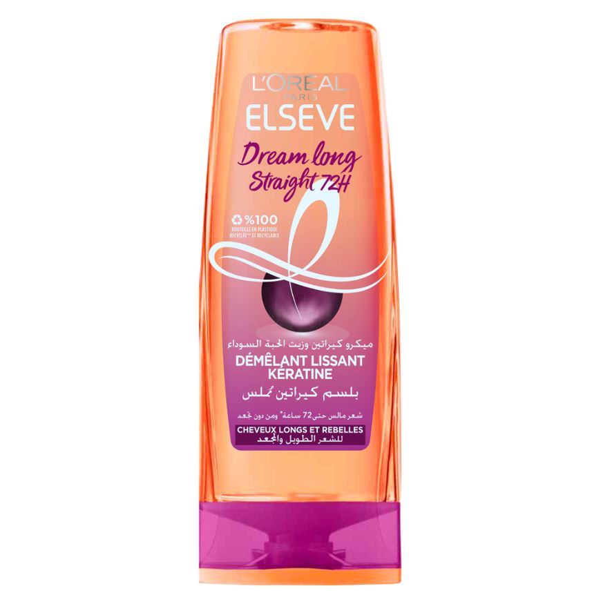 LOREAL ELSÈVE DREAM LONG STRAIGHT – APRÈS-SHAMPOOING POUR CHEVEUX LONGS ANTI-FRISOTTIS – 200ML