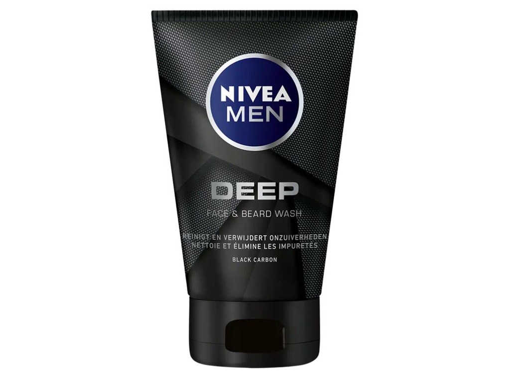 Nivea Men deep face & beard wash