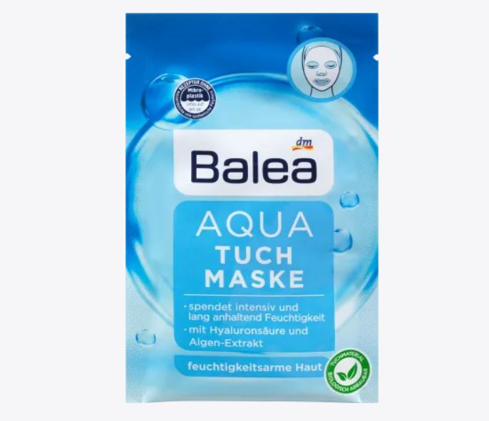 Balea قناع الورقة Aqua, 1pc