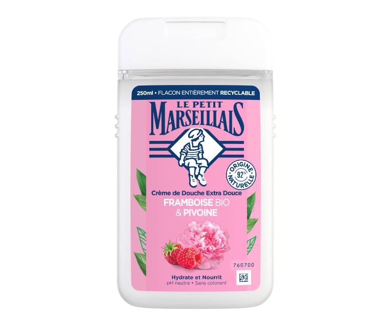 Le Petit Marseillais Douche Crème Extra Doux Framboise & Pivoine 250 ml