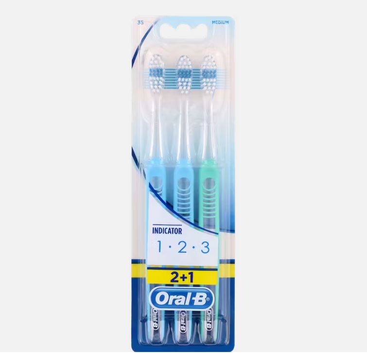 Oral-B tandenborstels Indicator 1-2-3