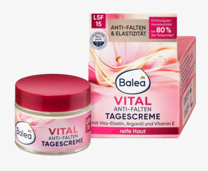 Balea Gesichtscreme Vital Anti-Falten 50ml كريم الوجه