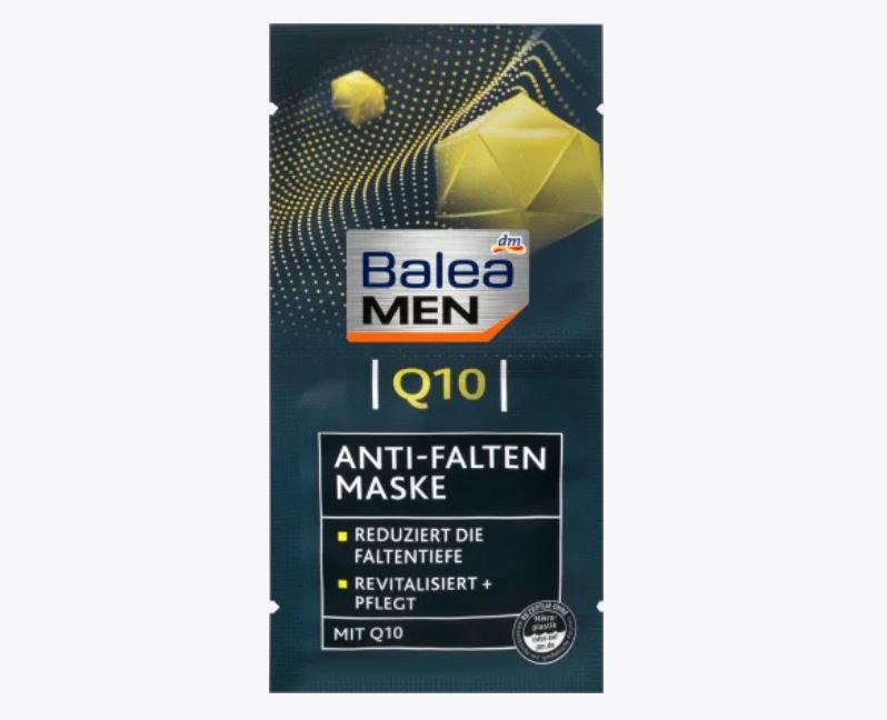 Balea MEN Anti Falten Gesichtsmaske Q10 16ml قناع الوجه المضاد للتجاعيد