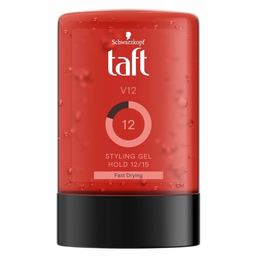 Taft Gel V12 Tottle 300ml جل تصفيف الشعر