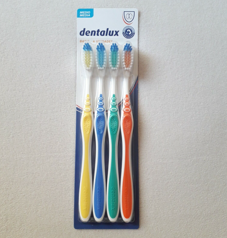 Dentalux brush 4pc medium basic