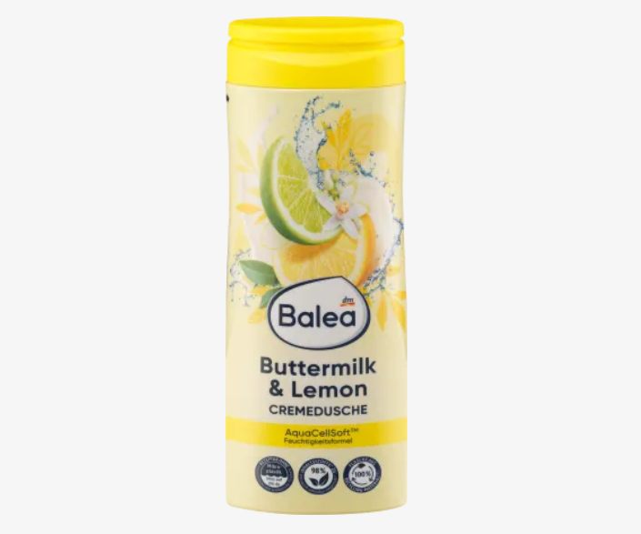 Balea Cremedusche/douchegel Buttermilk&Lemon, 300 m