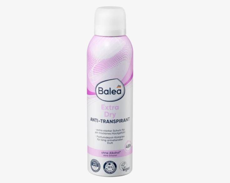 Balea Deo Spray Antitranspirant Extra Dry, 200 ml