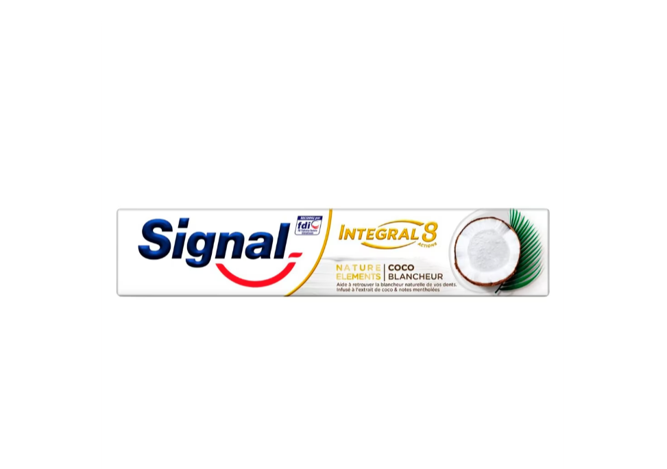 SIGNAL INTEGRAL 8 NATURE ELEMENTS COCO معجون الأسنان