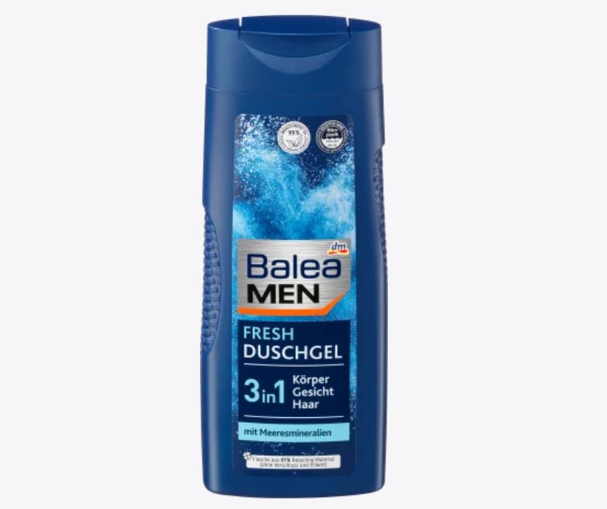 Balea MEN Duschgel Fresh 3 in 1, 300ml