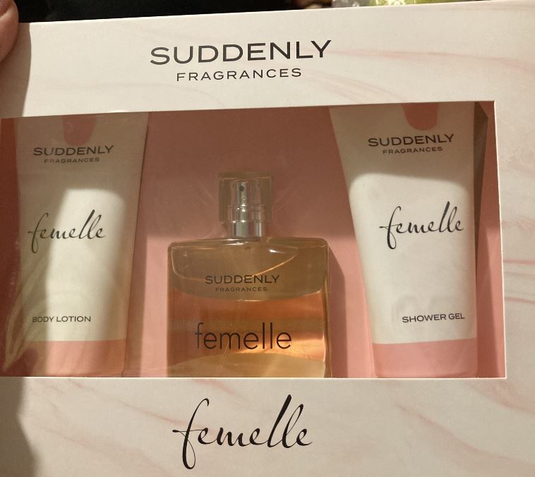 SUDDENDLY FRAGRANCES 3PC CADEAUSET female