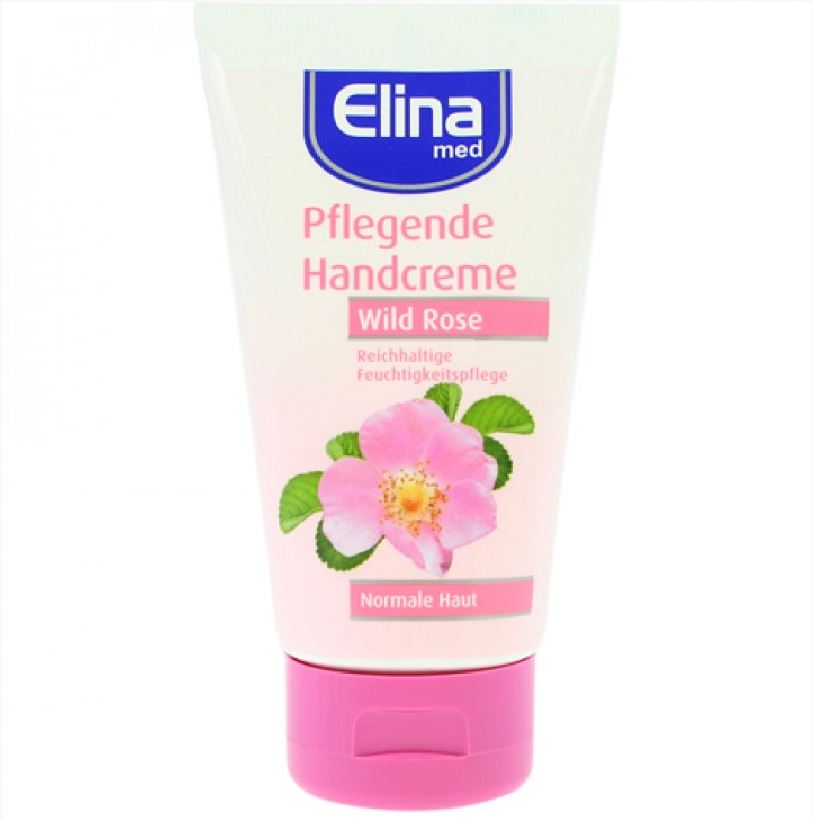 Elina Hand+Nail Cream 150ml Wild Rose in tube