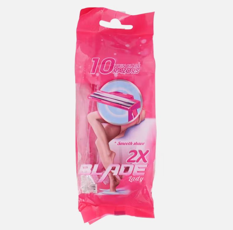 10 twinblade razors lady شفرات الحلاقة المزدوجة