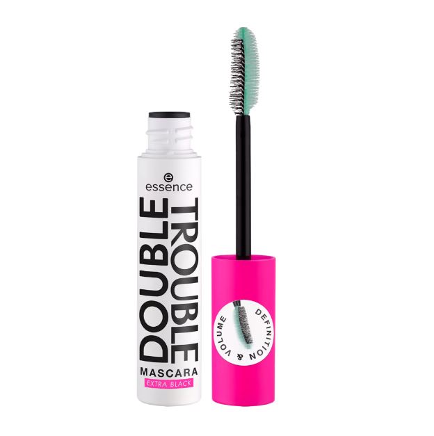 Essence الماسكارا Double Trouble Mascara Extra Black, 12 ml