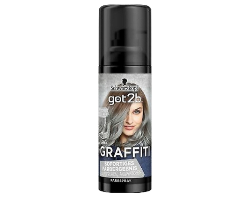 Got2b graffiti moonlight silver, لون الشعر المؤقت