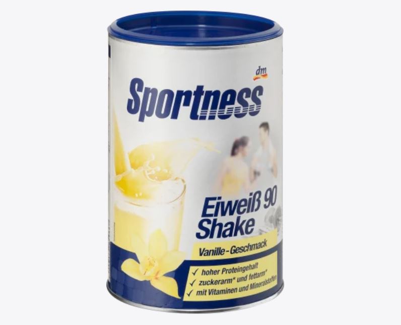 Sportness 350gr بودرة مخفوق البروتين 90 بنكهة الفانيليا