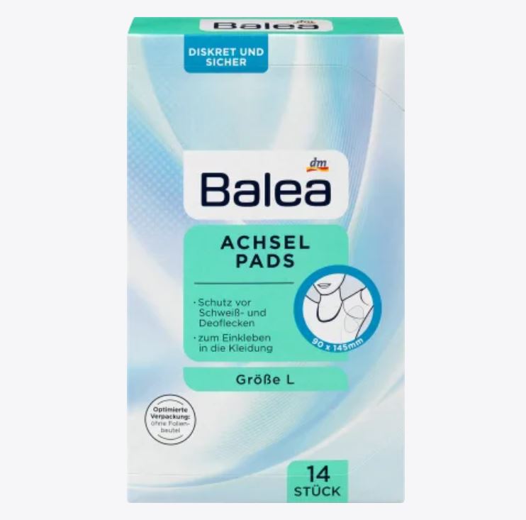 Balea Deo وسادات الإبط L 14pc