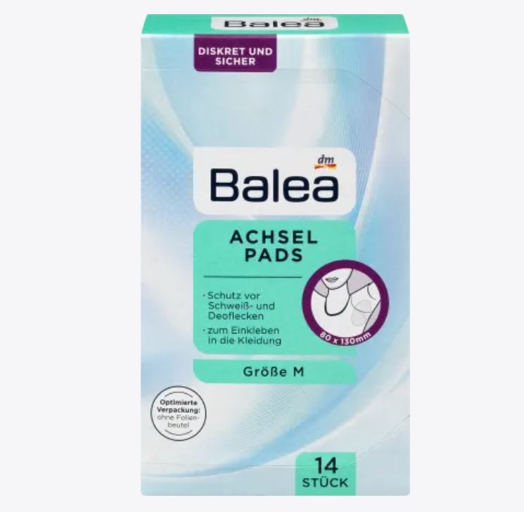 Balea Deo وسادات الإبط M 14pc