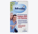 Mivolis Folsäure 800 + B-Vitamine, Tabletten 60 St., 19 g