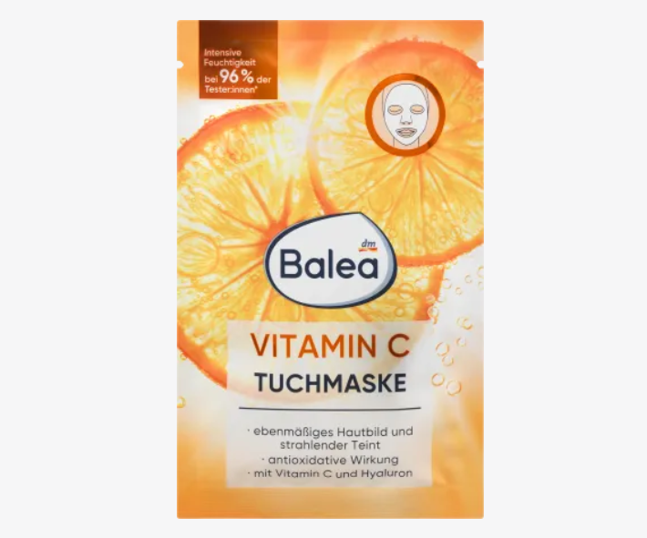 Balea قناع الورقة Vitamin C, 1pc