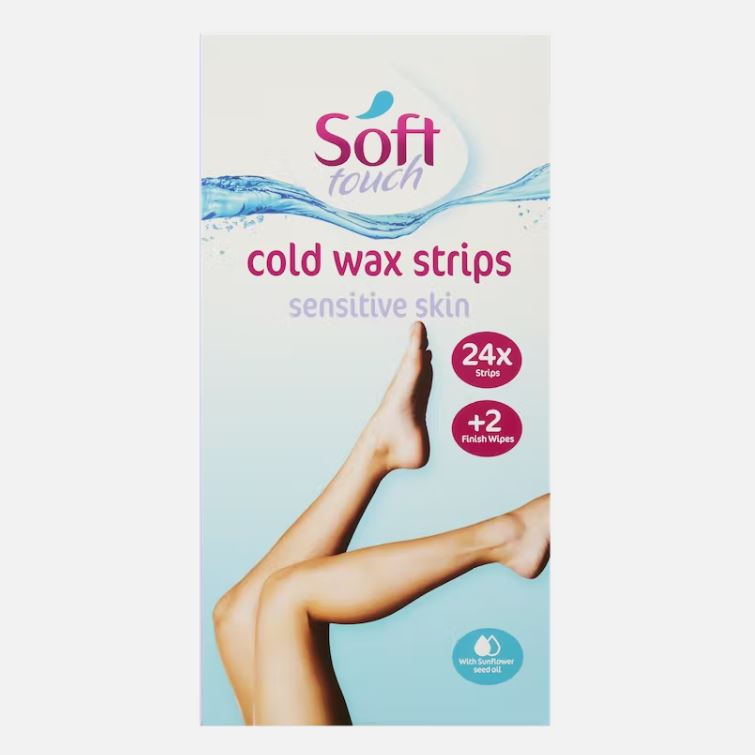 Soft Touch Cold wax strips 24pc شرائح الشمع الباردة