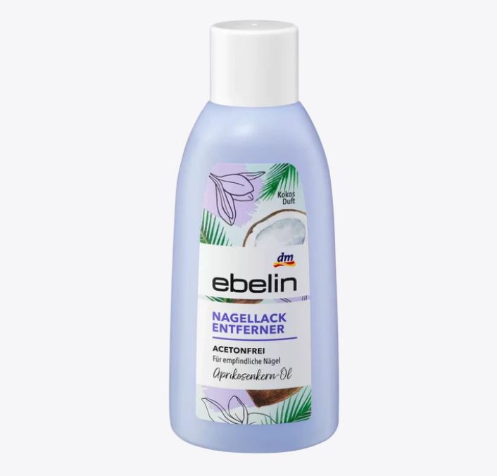 Ebelin 200ml مزيل طلاء الأظافر بجوز الهند