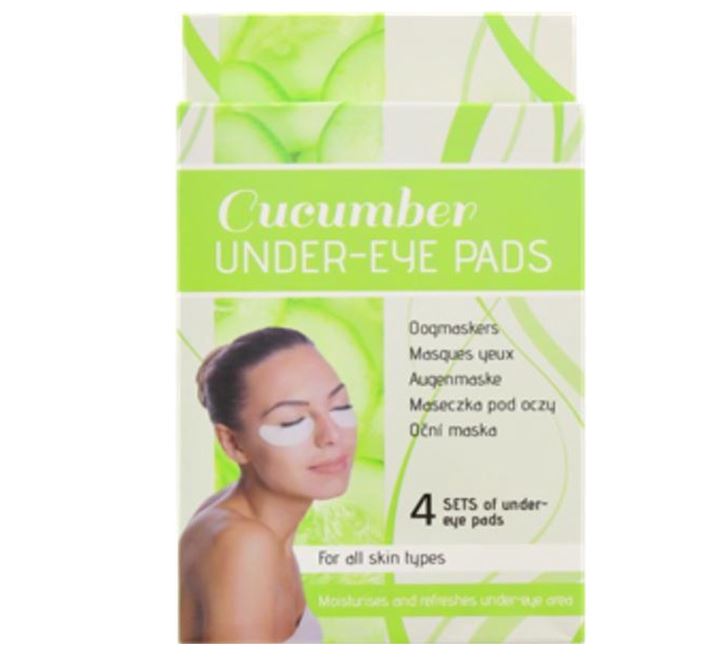 4 SETS Cucumber UnderEye Pads قناع الخيار للعين