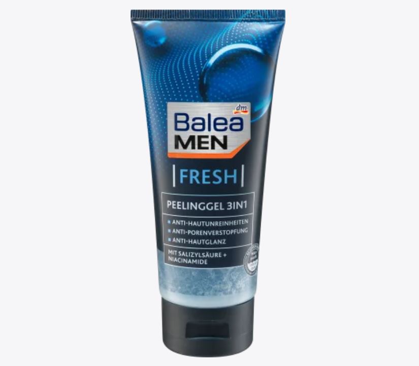 Balea MEN 3in1 100ml جل تقشير منعش