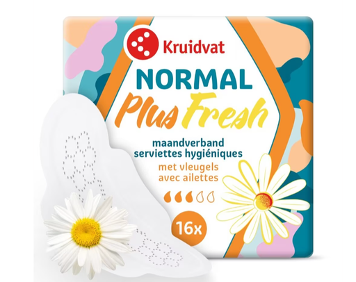 Kruidvat Natural Fresh Normal Plus Ultra الفوط الصحية